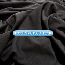 Ткань Сетка плотная стрейч (черный)